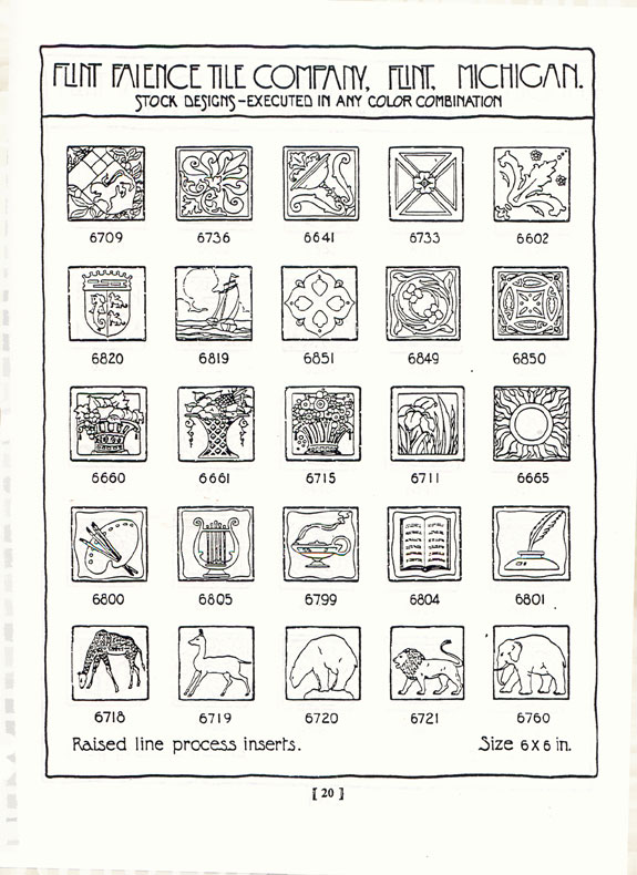 Tile Heritage Foundation Flint Faience Company